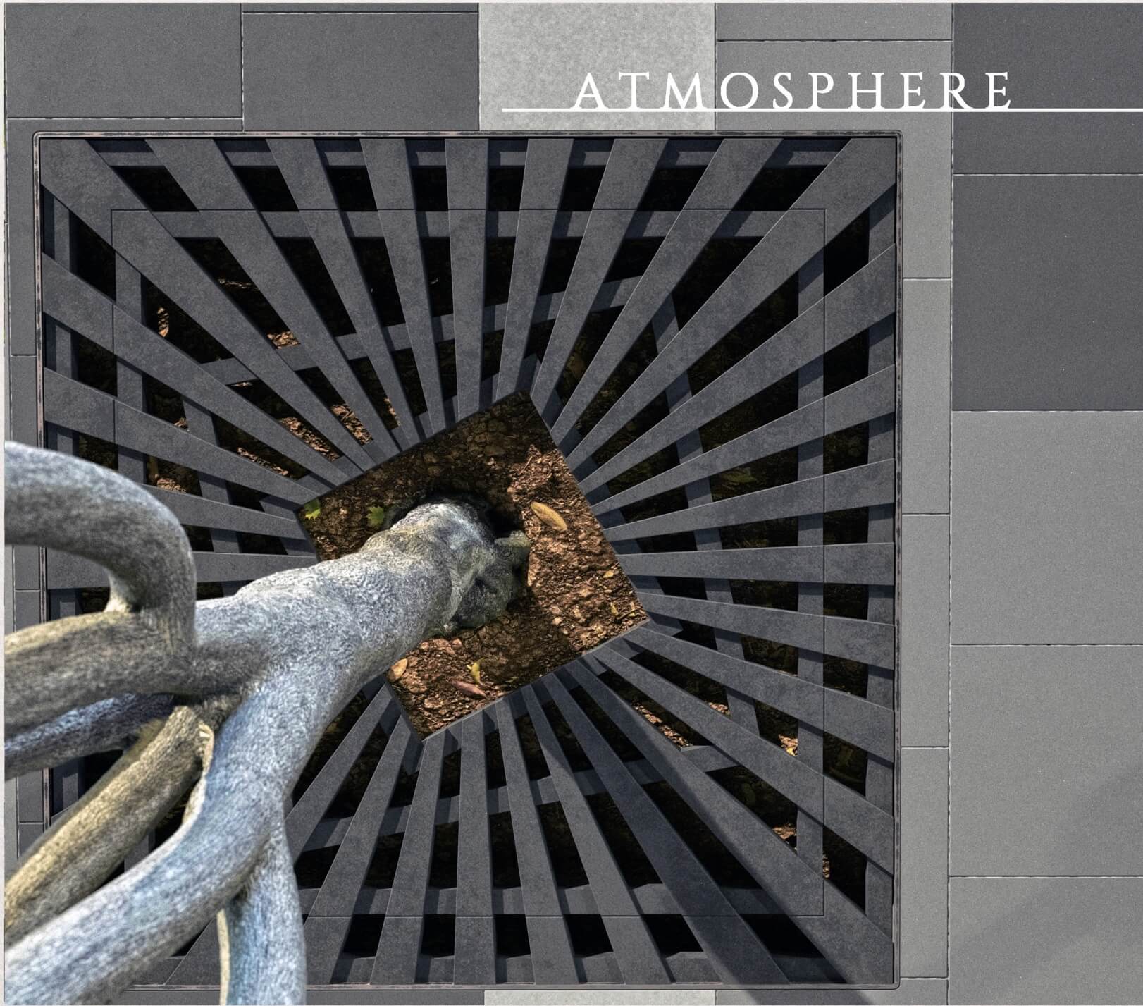 Приствольная решетка для дерева ZKING ATMOSPHERE 1.2х1.2м Черная в Новороссийске фото