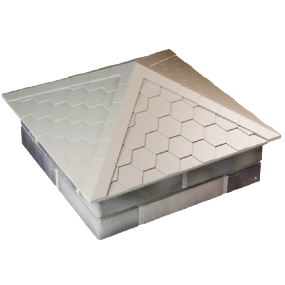 Колпак Zking Эверест Бежевый на столб 2х2 кирпича (535х535мм) Новороссийск фото