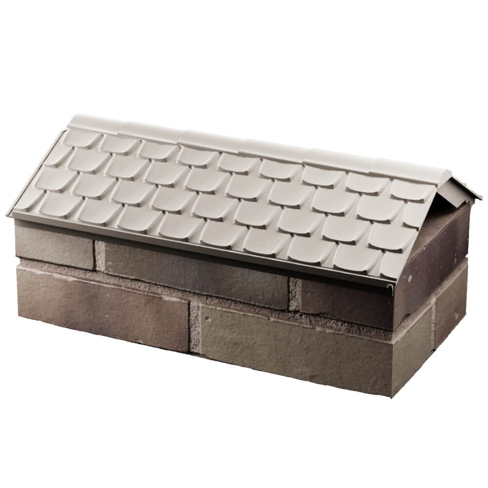 Парапет Zking Эльбрус Бежевый с посадкой на 1 кирпич (255мм) в Новороссийске фото