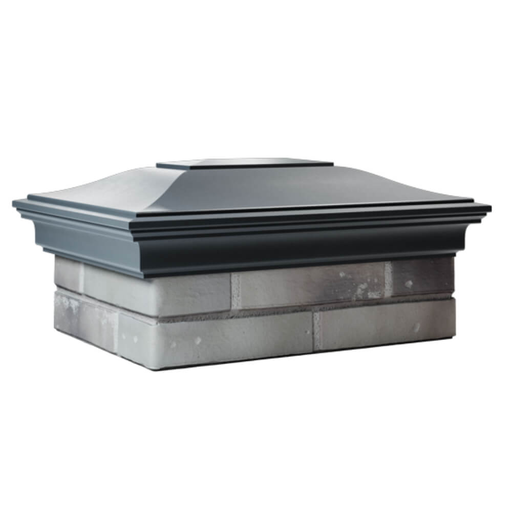 Колпак Zking Монблан Серый на столб 2х1.5 кирпича (515х385мм) в Новороссийске фото