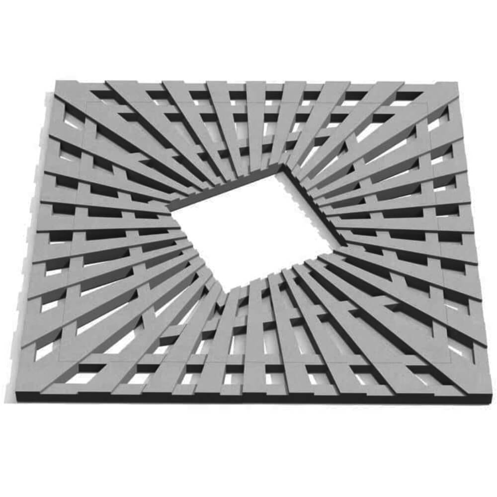 Приствольная решетка для дерева ZKING ATMOSPHERE 1.2х1.2м Серая Новороссийск фото