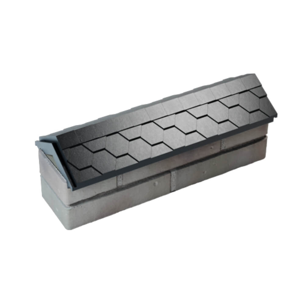 Парапет Zking Эверест Черный с посадкой на 0.5 кирпича (130мм) в Новороссийске фото