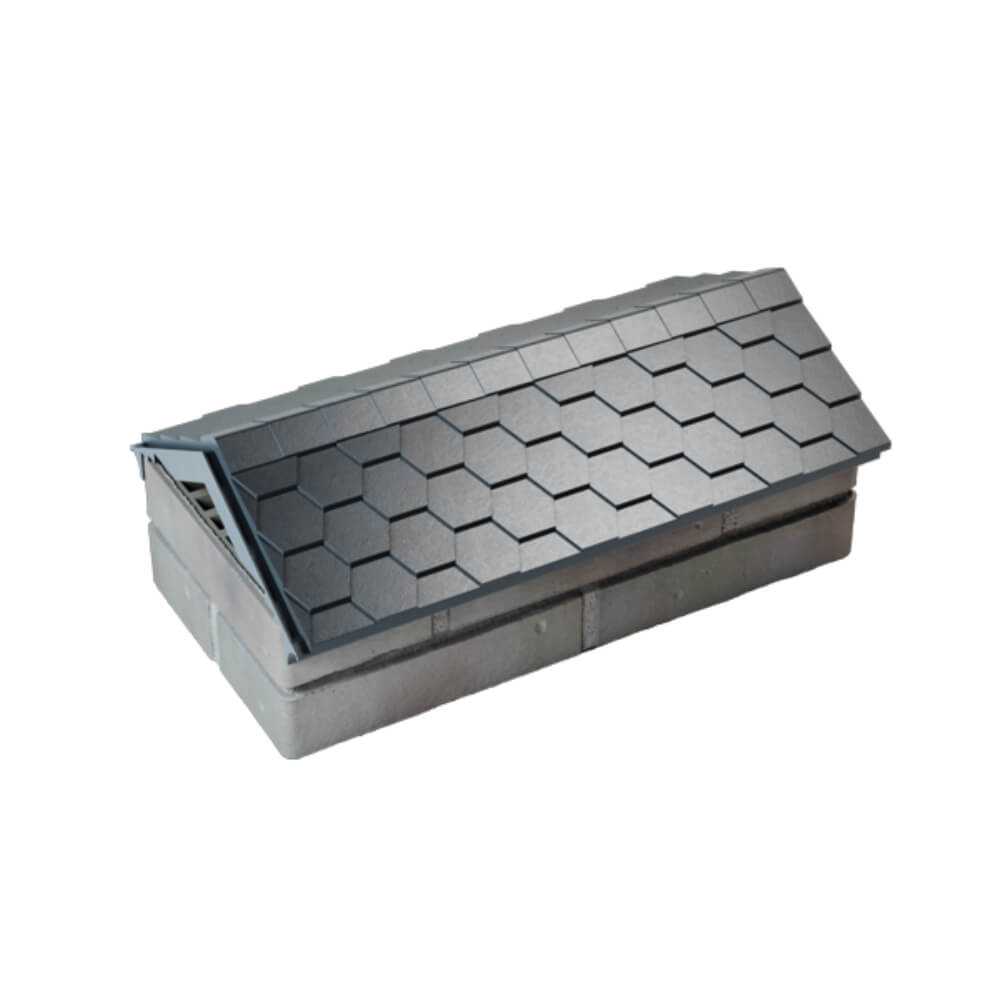 Парапет Zking Эверест Серый с посадкой на 1 кирпич (200/225/255мм) в Новороссийске фото