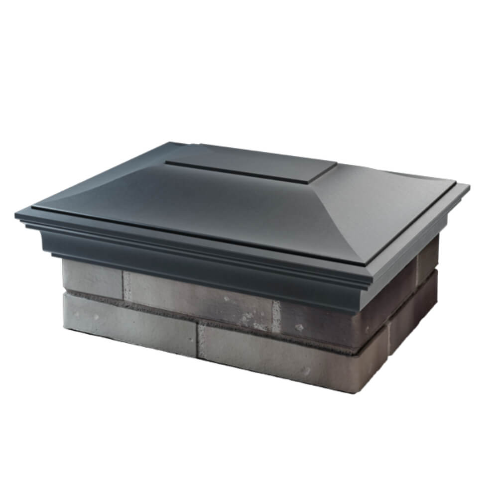 Колпак Zking Монблан Серый на столб 2х1.5 кирпича (515х385мм) в Новороссийске фото