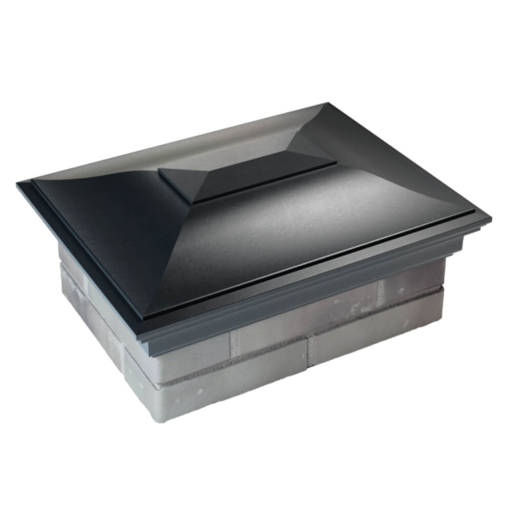 Колпак Zking Монблан Черный на столб 2х1.5 кирпича (515х385мм) Новороссийск фото