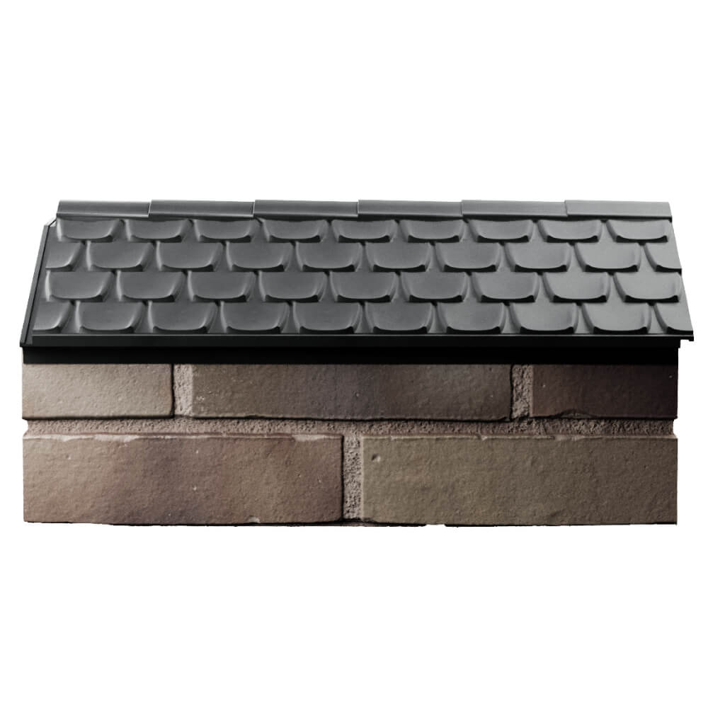 Парапет Zking Эльбрус Серый с посадкой на 1 кирпич (255мм) в Новороссийске фото