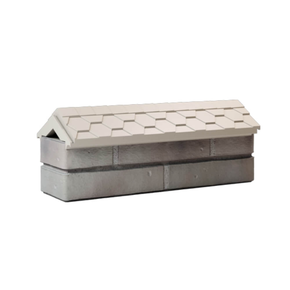 Парапет Zking Эверест Бежевый с посадкой на 0.5 кирпича (130мм) Новороссийск фото