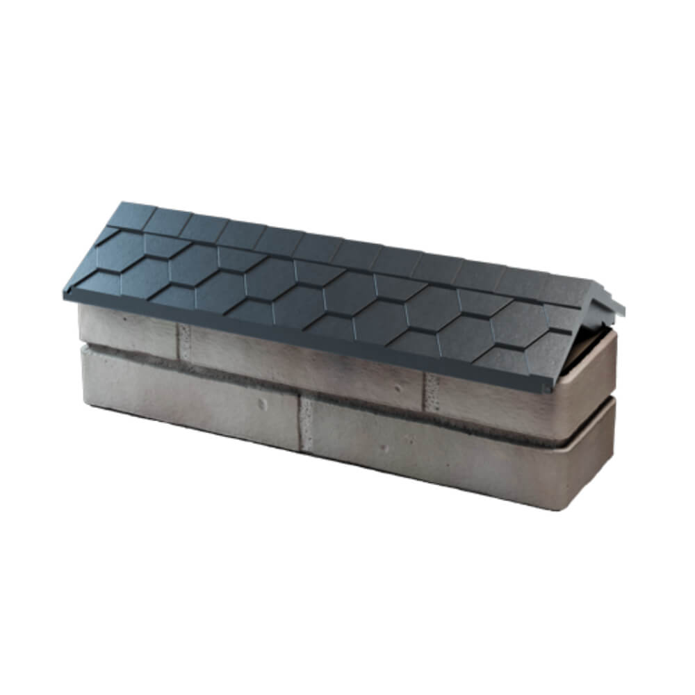 Парапет Zking Эверест Серый с посадкой на 0.5 кирпича (130мм) в Новороссийске фото