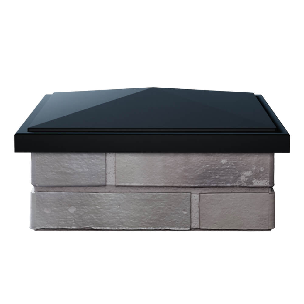 Колпак Zking БонаМоно Черный на столб 1.5х1.5 кирпича (385х385, 400х400мм) Новороссийск фото