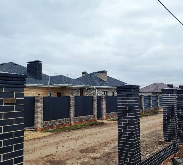 Колпак Zking Бона ХайТек Серый на столб 1.5х1.5 кирпича (385х385мм) в Новороссийске фото