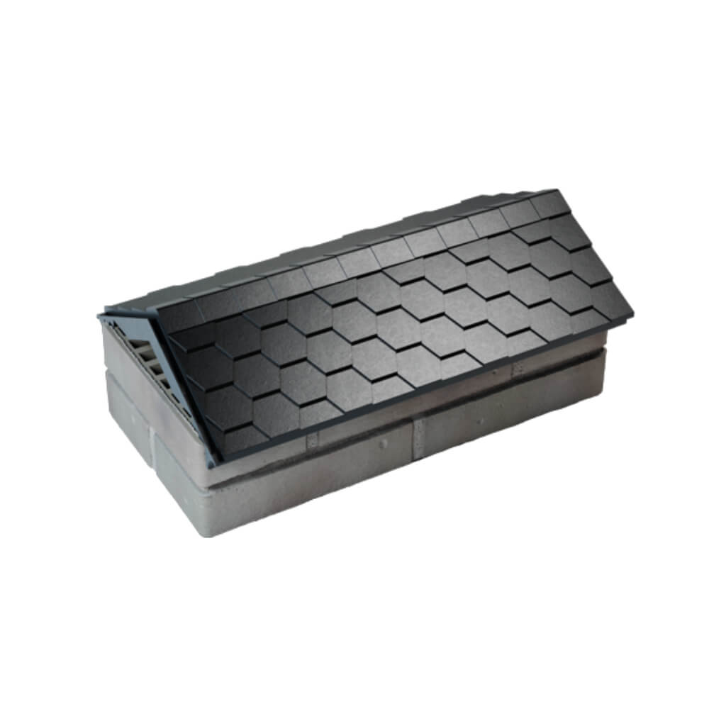 Парапет Zking Эверест Черный с посадкой на 1 кирпич (200/225/255мм) в Новороссийске фото