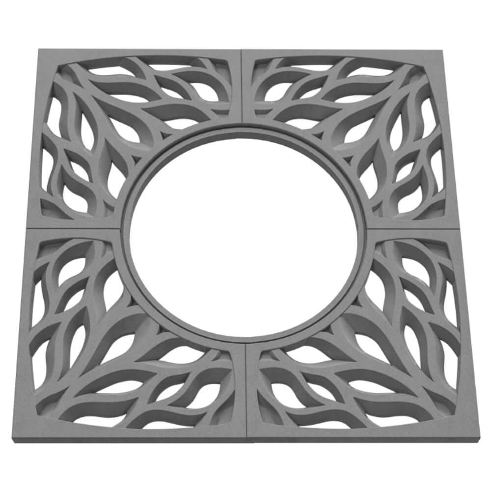 Приствольная решетка для дерева ZKING CRUST 1.2х1.2м Серая в Новороссийске фото