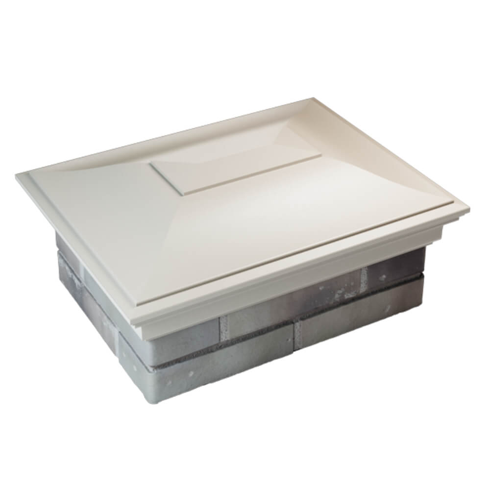 Колпак Zking Монблан Бежевый на столб 2х1.5 кирпича (515х385мм) Новороссийск фото