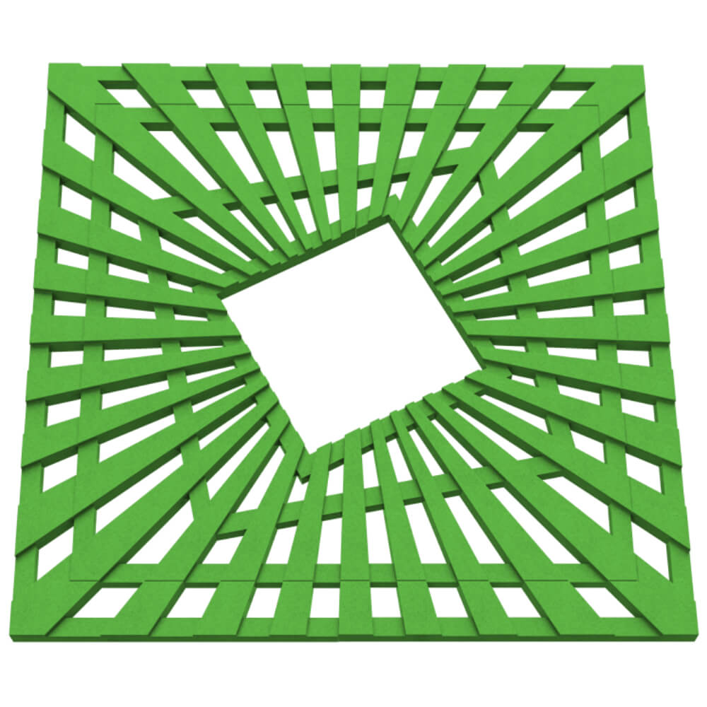 Приствольная решетка для дерева ZKING ATMOSPHERE 1.2х1.2м Зеленая в Новороссийске фото