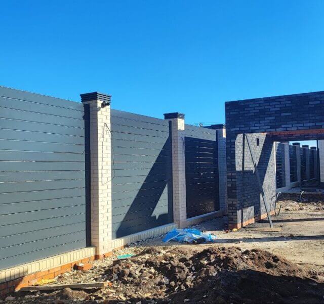 Колпак Zking Бона ХайТек Серый на столб 1.5х1.5 кирпича (385х385мм) в Новороссийске фото