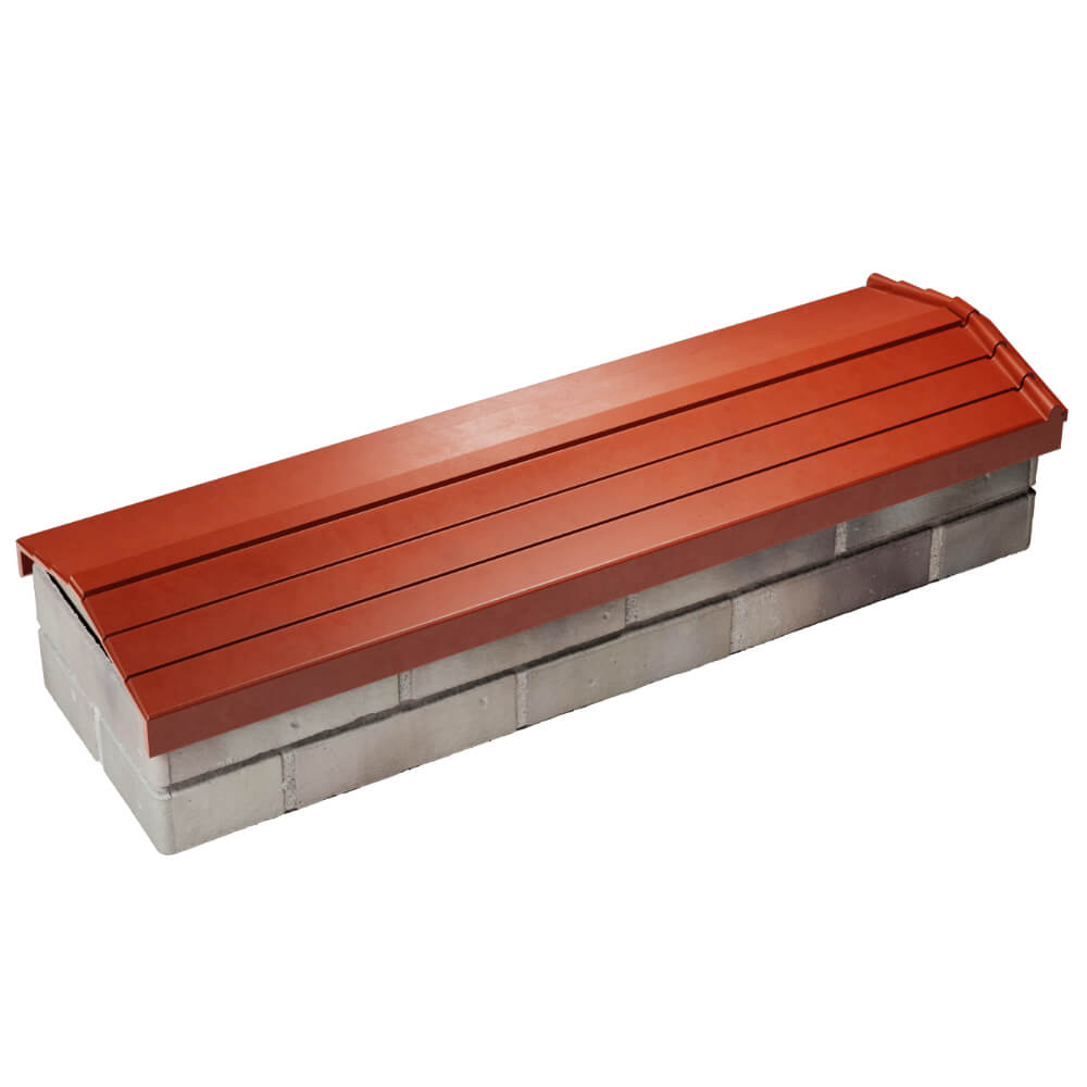 Парапет Zking Бона ХайТек Красный посадка на 0.5 кирпича (130мм) в Новороссийске фото