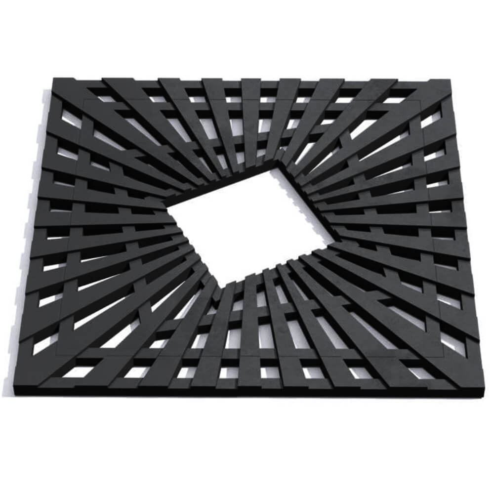 Приствольная решетка для дерева ZKING ATMOSPHERE 1.2х1.2м Черная Новороссийск фото