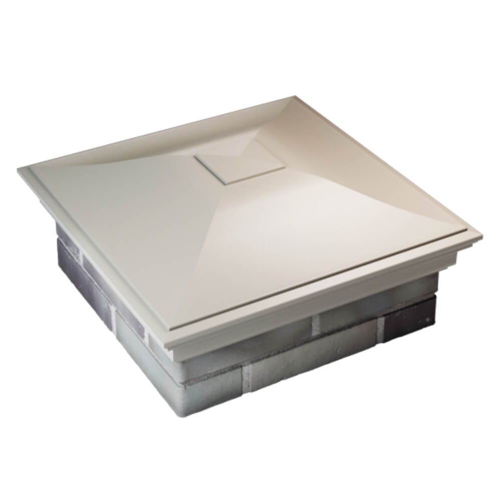 Колпак Zking Монблан Бежевый на столб 2х2 кирпича (515х515мм) Новороссийск фото