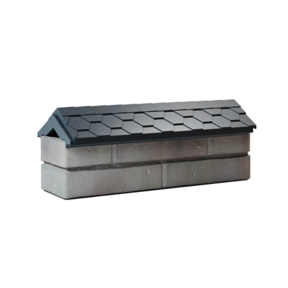 Парапет Zking Эверест Серый с посадкой на 0.5 кирпича (130мм) Новороссийск фото