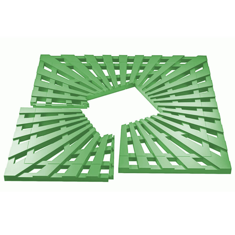 Приствольная решетка для дерева ZKING ATMOSPHERE 1.2х1.2м Зеленая в Новороссийске фото