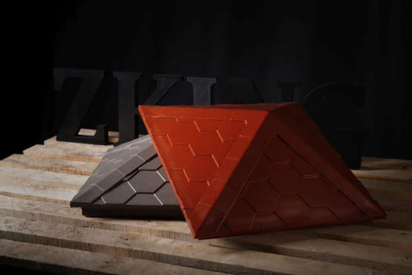 Колпак Zking Эверест Красный на столб 1.5х1.5 кирпича (390х390мм) в Новороссийске фото