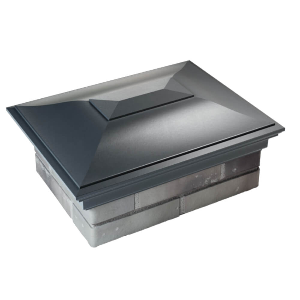 Колпак Zking Монблан Серый на столб 2х1.5 кирпича (515х385мм) Новороссийск фото