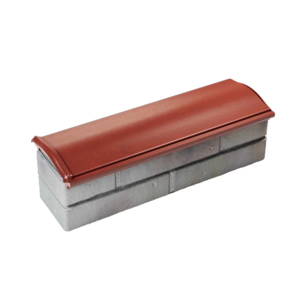 Парапет Zking Монблан Красный посадка на 0.5 кирпича (130мм) в Новороссийске фото