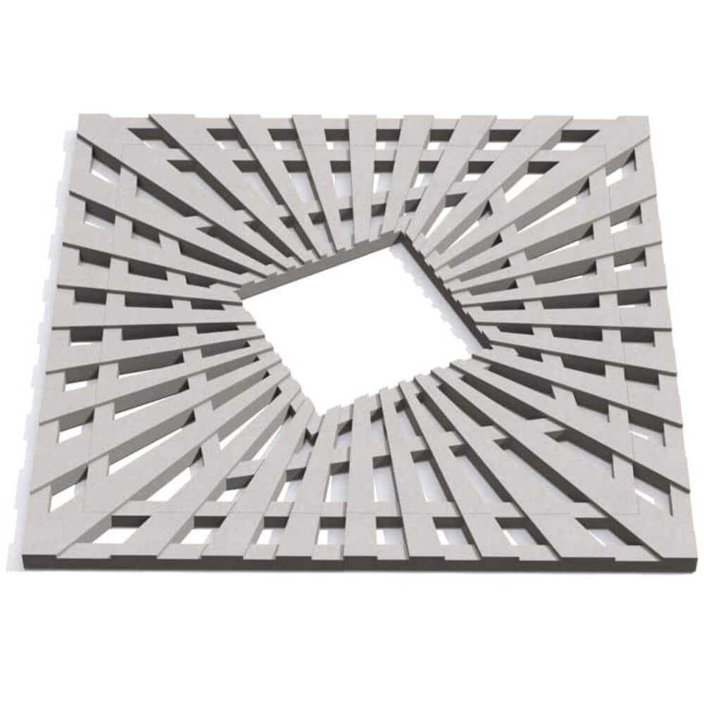 Приствольная решетка для дерева ZKING ATMOSPHERE 1.2х1.2м Бежевая Новороссийск фото