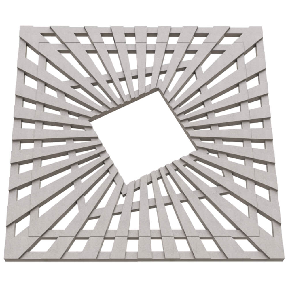 Приствольная решетка для дерева ZKING ATMOSPHERE 1.2х1.2м Бежевая в Новороссийске фото