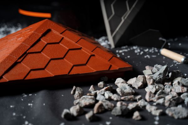 Колпак Zking Эверест Красный на столб 1.5х1.5 кирпича (390х390мм) в Новороссийске фото