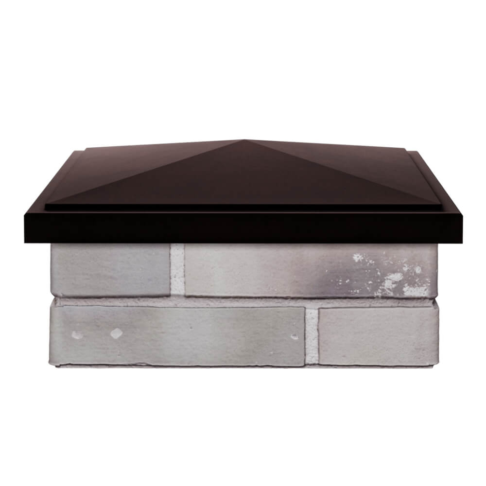 Колпак Zking БонаМоно Коричневый на столб 1.5х1.5 кирпича (385х385, 400х400мм) Новороссийск фото