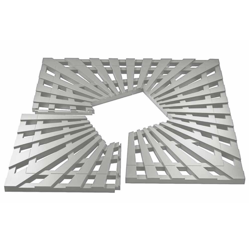 Приствольная решетка для дерева ZKING ATMOSPHERE 1.2х1.2м Бежевая в Новороссийске фото