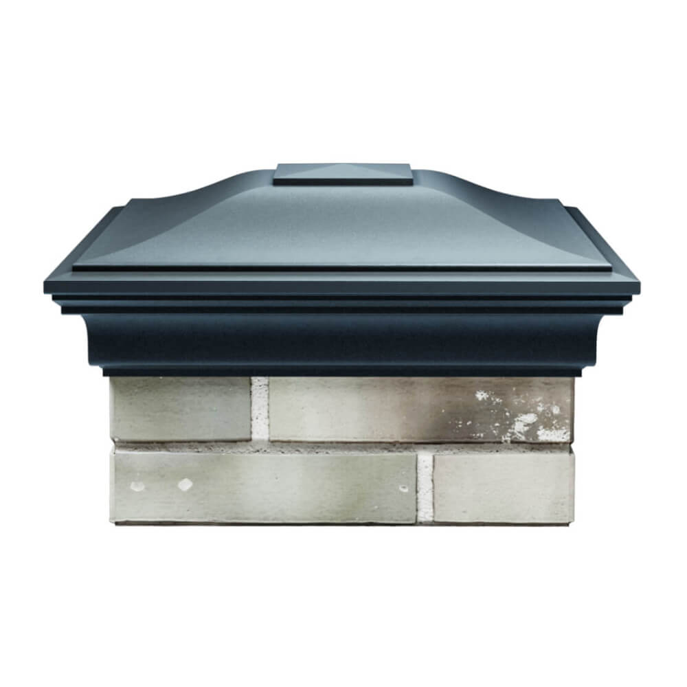 Колпак Zking Монблан Серый на столб 1.5х1.5 еврокирпича 0.7НФ (355х355мм) Новороссийск фото