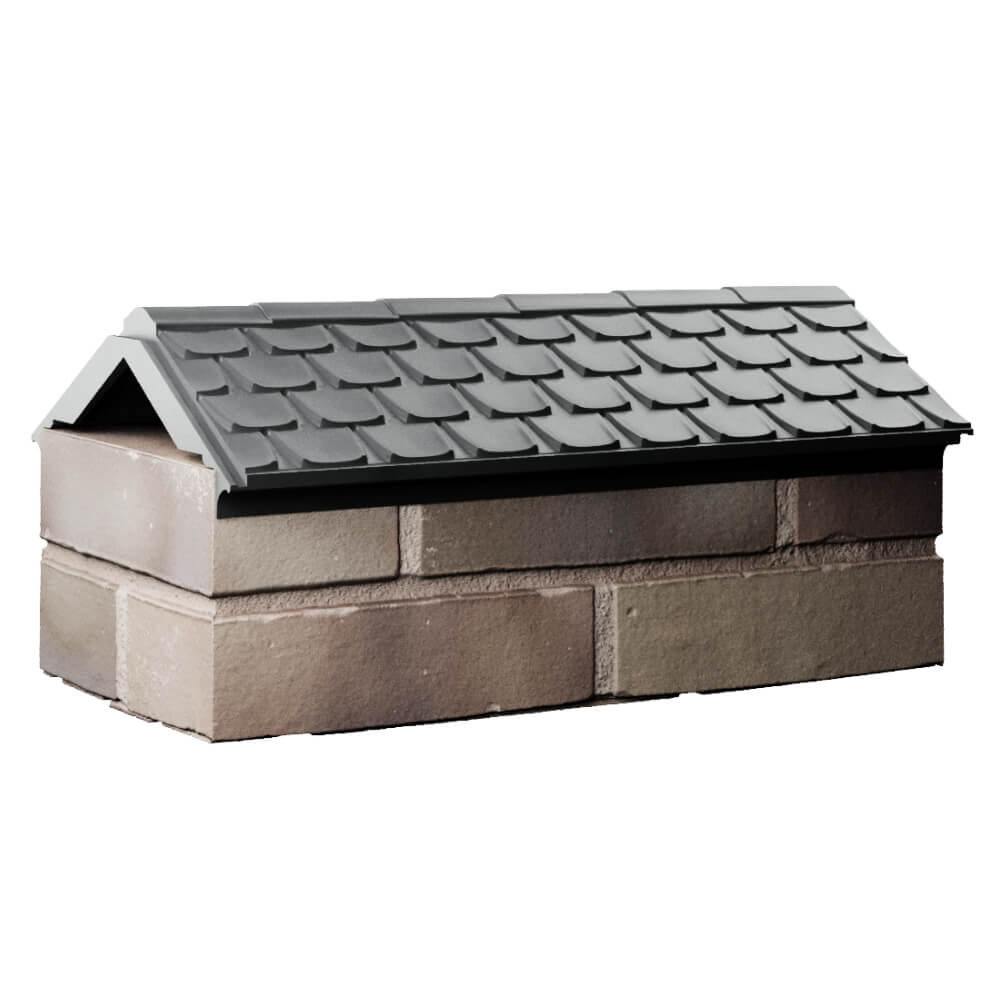 Парапет Zking Эльбрус Серый с посадкой на 1 кирпич (255мм) Новороссийск фото