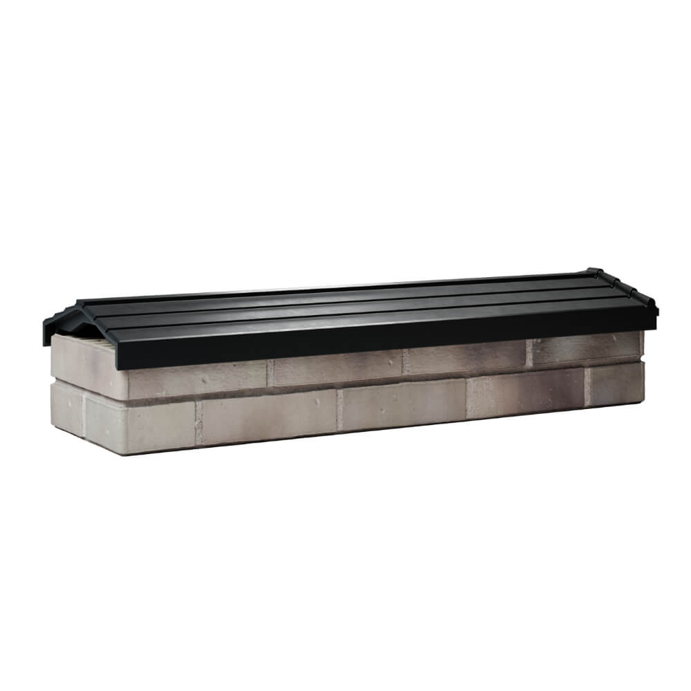 Парапет Zking Бона ХайТек Черный посадка на 0.5 кирпича (130мм) Новороссийск фото