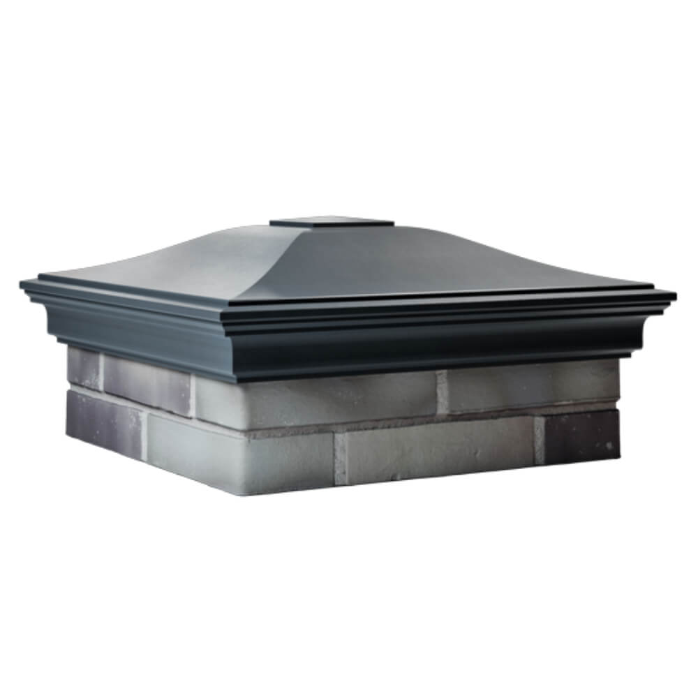 Колпак Zking Монблан Серый на столб 2х2 кирпича (515х515мм) в Новороссийске фото