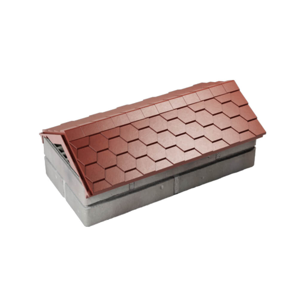 Парапет Zking Эверест Красный с посадкой на 1 кирпич (200/225/255мм) в Новороссийске фото