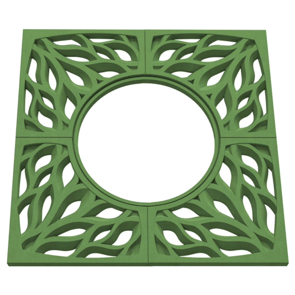 Приствольная решетка для дерева ZKING CRUST 1.2х1.2м Зеленая в Новороссийске фото