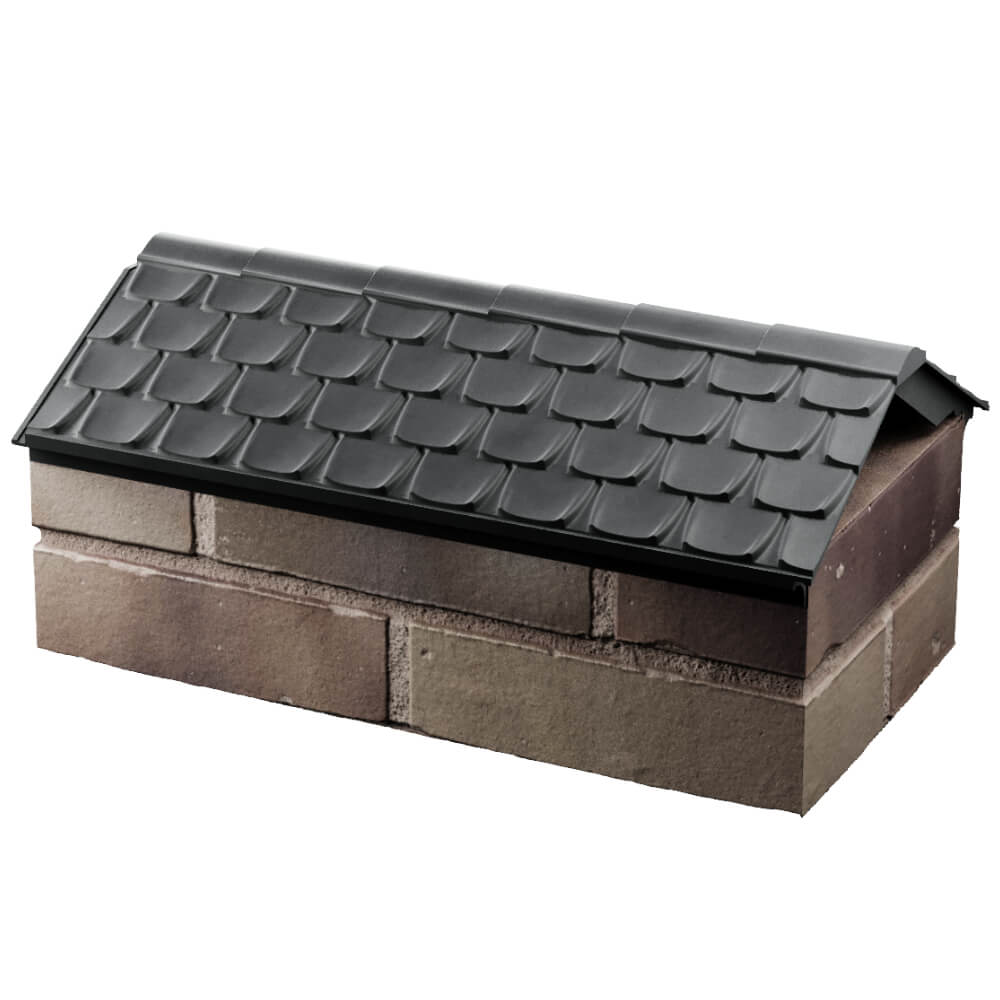 Парапет Zking Эльбрус Серый с посадкой на 1 кирпич (255мм) в Новороссийске фото