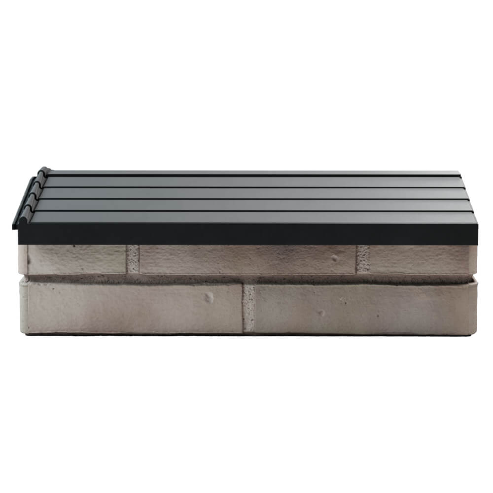 Парапет Zking Бона ХайТек Серый с посадкой на 1 кирпич (200/225/255мм) в Новороссийске фото