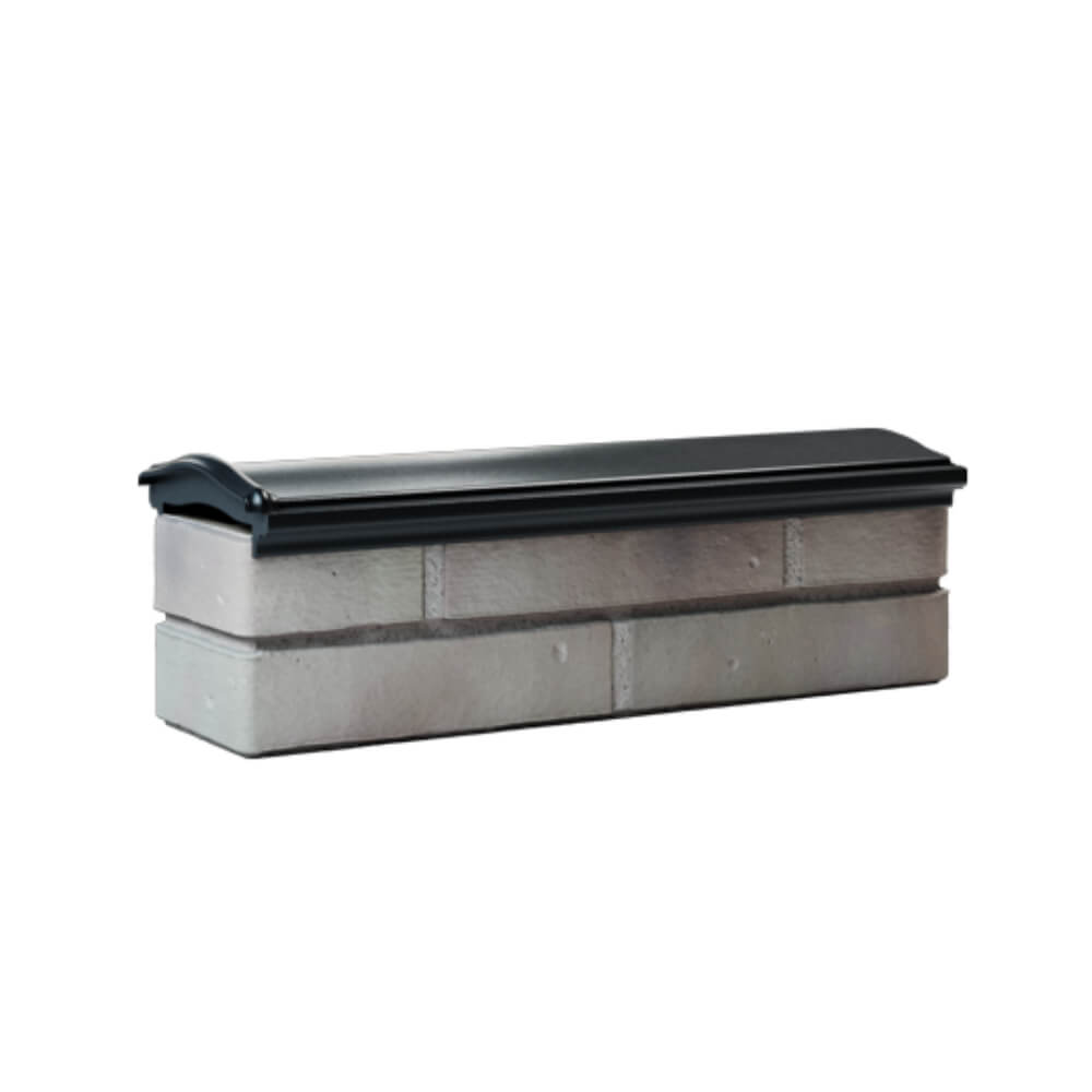 Парапет Zking Монблан Черный посадка на 0.5 кирпича (130мм) Новороссийск фото