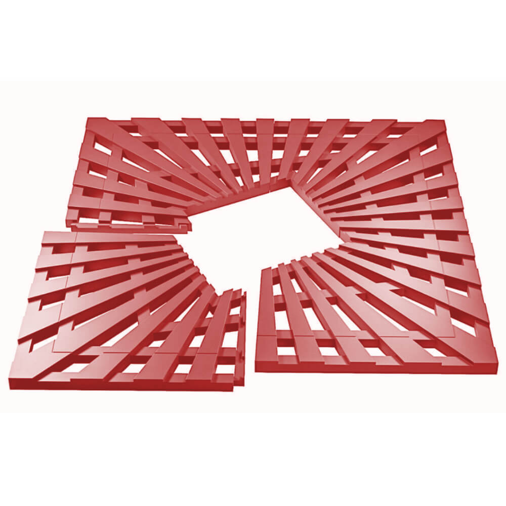 Приствольная решетка для дерева ZKING ATMOSPHERE 1.2х1.2м Красная в Новороссийске фото