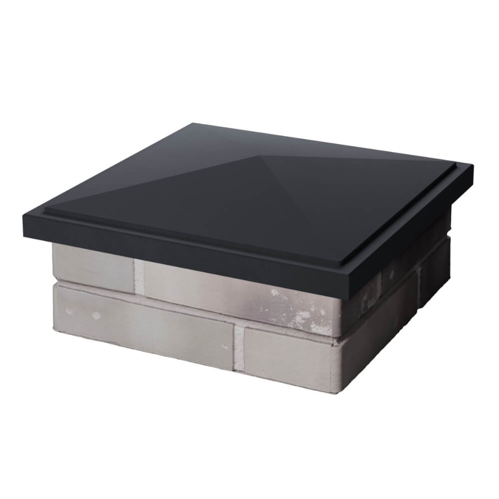 Колпак Zking БонаМоно Серый на столб 1.5х1.5 кирпича (385х385, 400х400мм) в Новороссийске фото