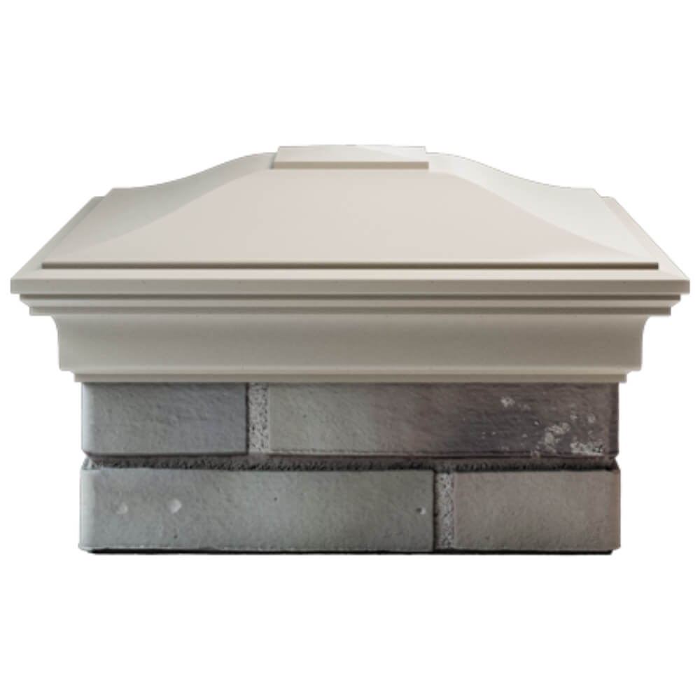 Колпак Zking Монблан Бежевый на столб 1.5х1.5 кирпича (385х385мм) Новороссийск фото