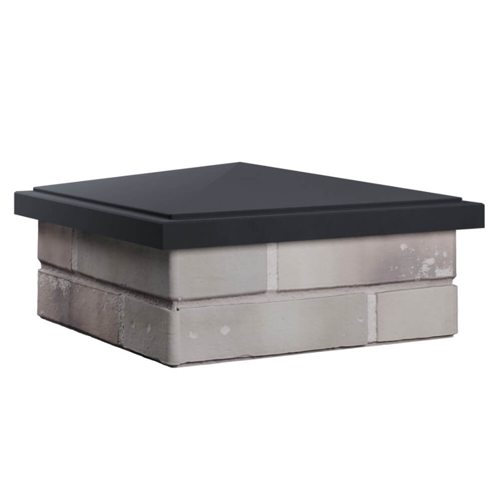 Колпак Zking БонаМоно Серый на столб 1.5х1.5 кирпича (385х385, 400х400мм) в Новороссийске фото