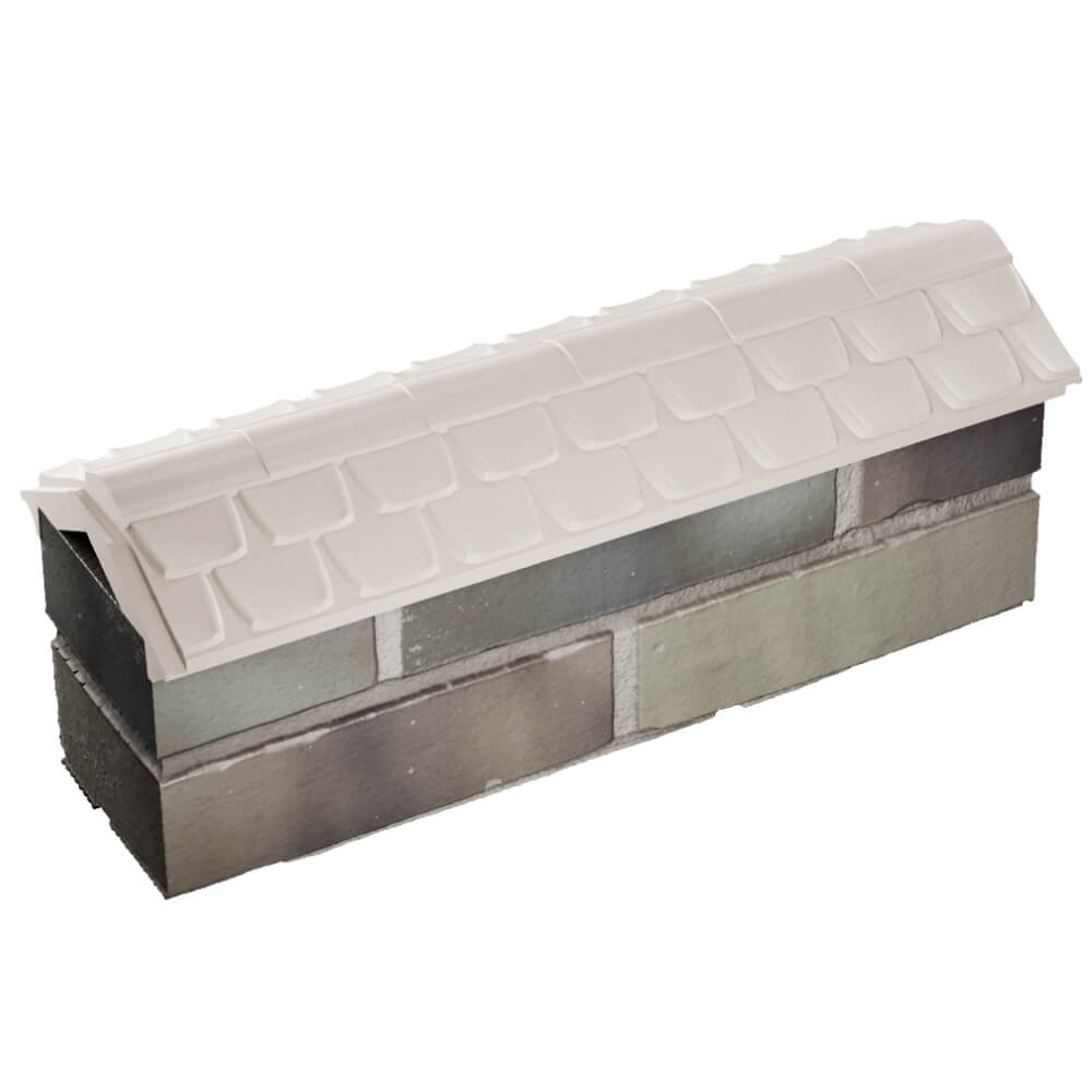 Парапет Zking Эльбрус Бежевый с посадкой на 0.5 кирпича (130мм) в Новороссийске фото