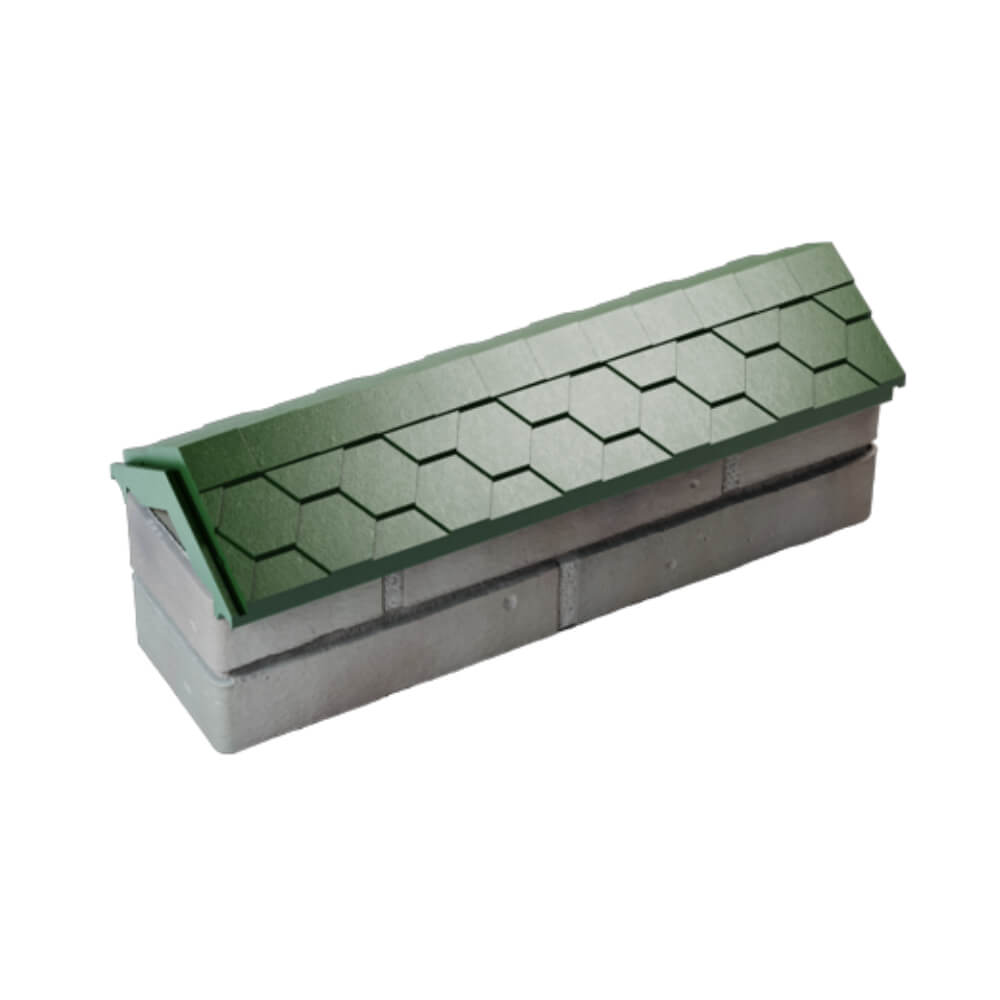 Парапет Zking Эверест Зеленый с посадкой на 0.5 кирпича (130мм) в Новороссийске фото