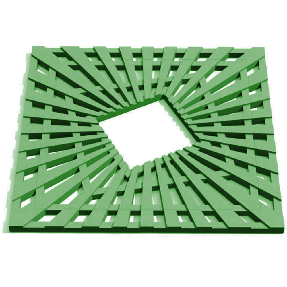 Приствольная решетка для дерева ZKING ATMOSPHERE 1.2х1.2м Зеленая Новороссийск фото