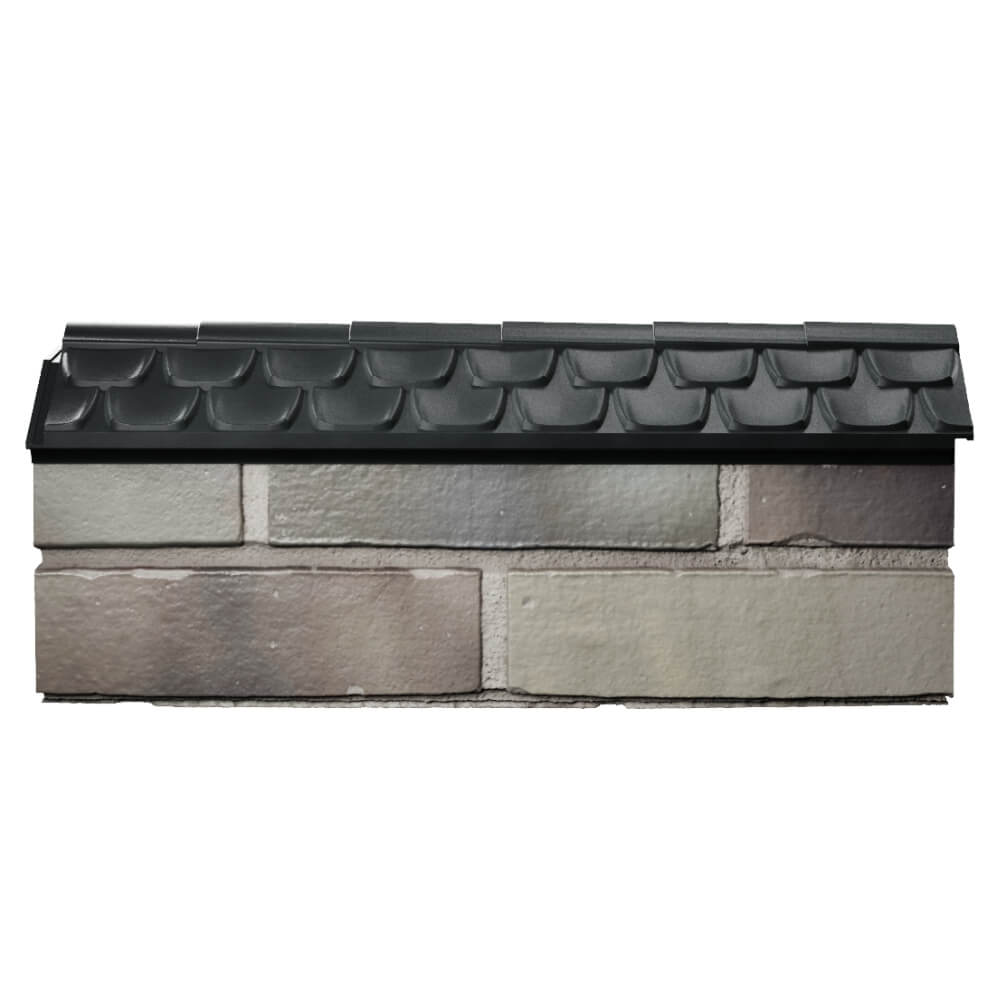 Парапет Zking Эльбрус Черный с посадкой на 0.5 кирпича (130мм) в Новороссийске фото