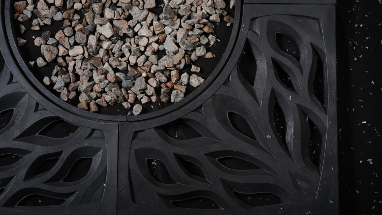 Приствольная решетка для дерева ZKING CRUST 1.2х1.2м Черная в Новороссийске фото